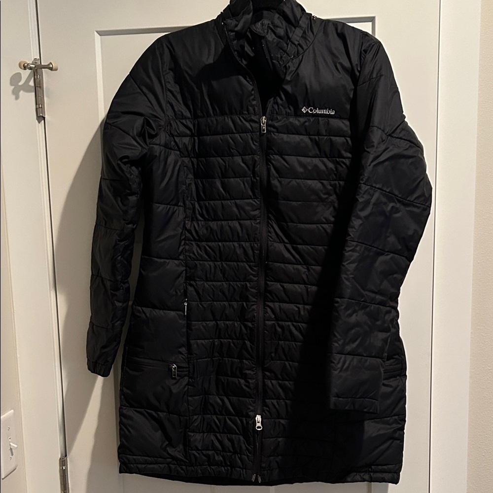 Columbia Women's Long Black Puffer Coat